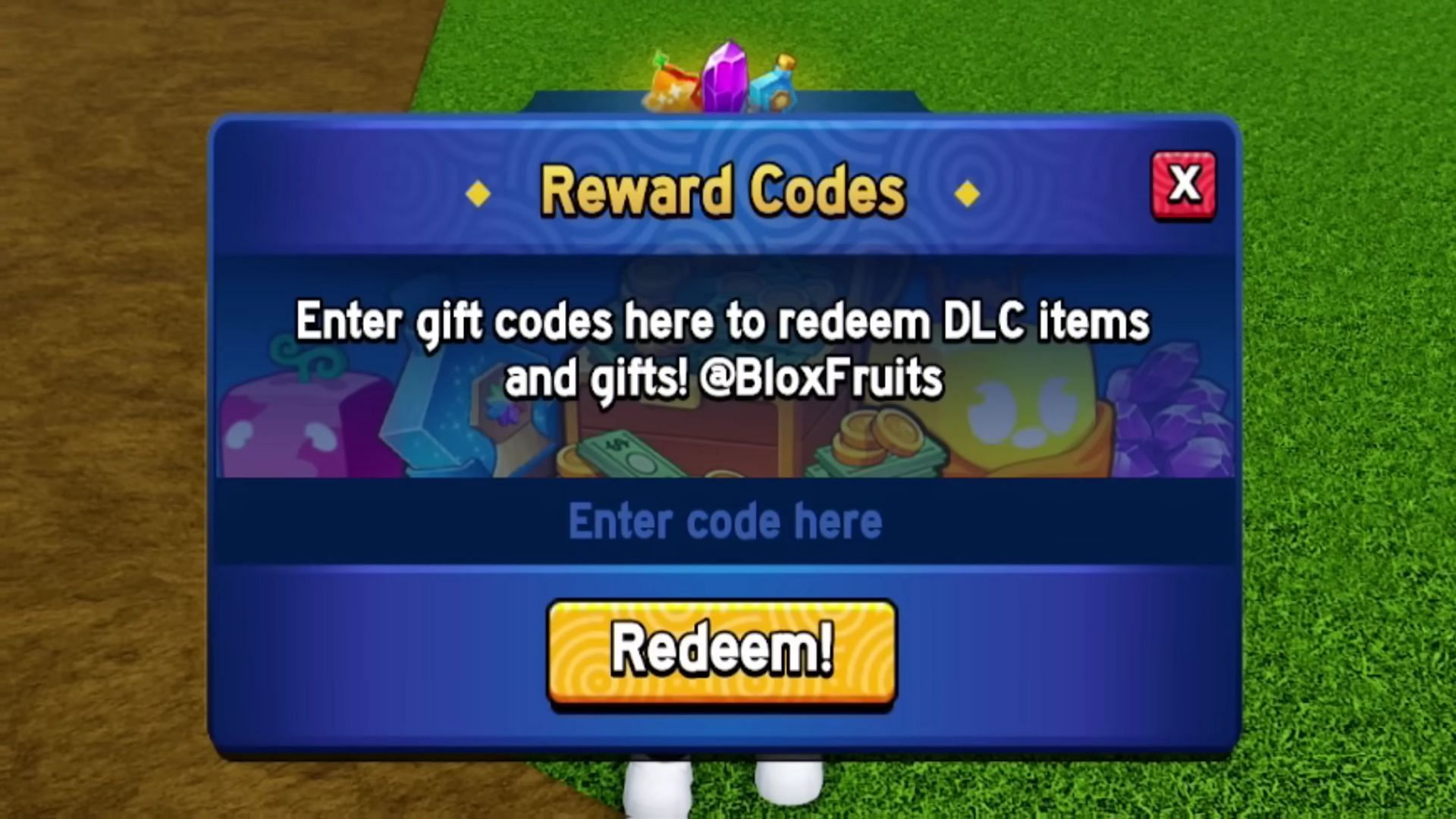 Featured cover of Blox Fruits code box (Image via Blox Fruits)